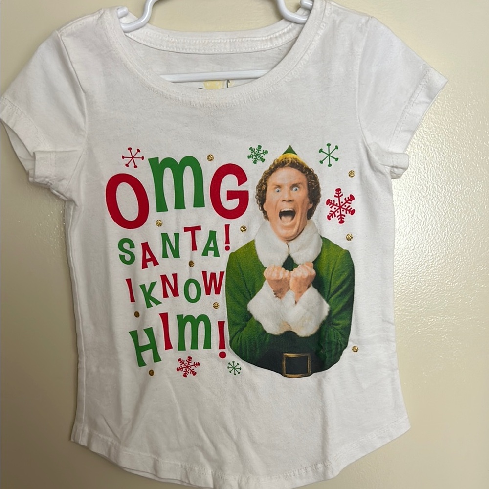 Kid’s Festive Elf Graphic Tee